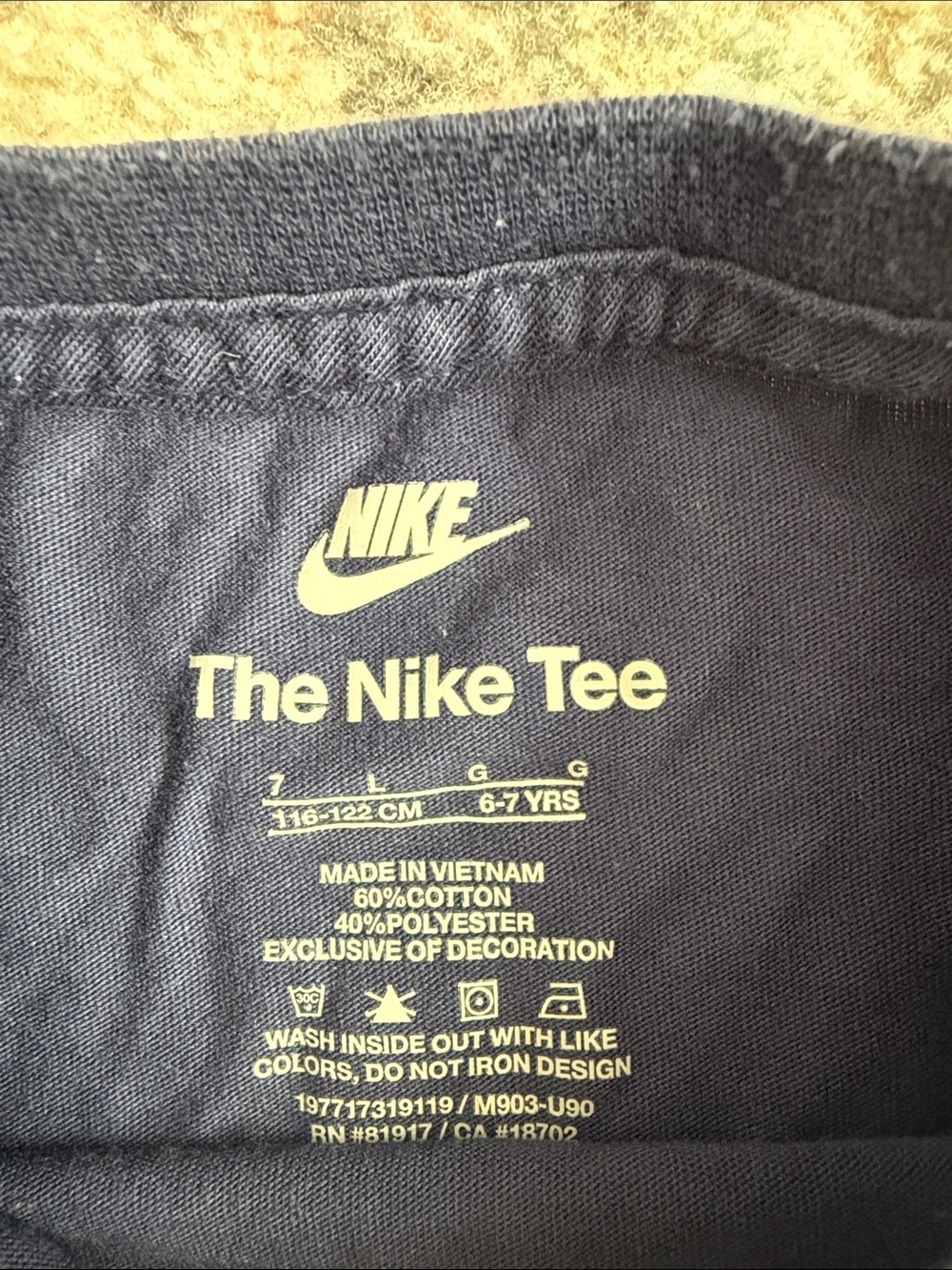 Bundle of Boys Nike Tees Size 7 - Picture 5 of 11